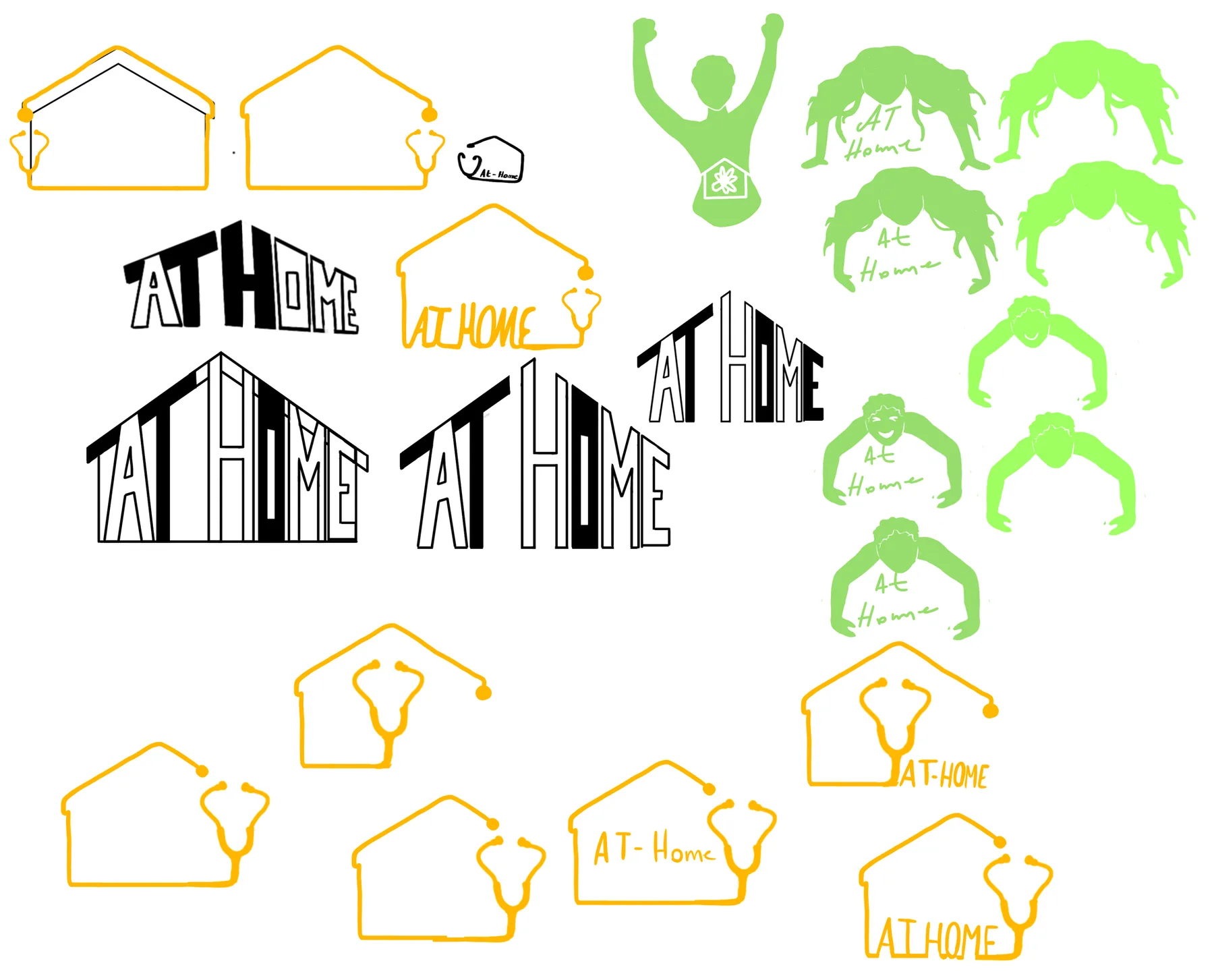 AT-HOME — logo pour un infirmier libéral — visuel 6
